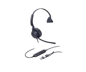Yealink Headset UH44 Mono Teams USB-C/A Cuffia 20 KHz Typ C 127 g 1308188