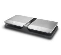 Yealink Microfono di espansione per conferenze wireless CPW90 - Argento | Per Yealink CP960 Conference Speakerphone, Full Duplex, 360° Voice Pickup (3 metri), 19 ore di conversazione