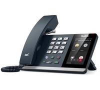 Yealink MP54 E2 certificato per Microsoft Teams & Skype for Business, telefono desktop per PC, accoppiamento Bluetooth, touch screen da 4 pollici, Ethernet a doppia porta con PoE, audio HD, grigio