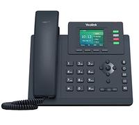 Yealink SIP-T33P - Telefono entry-level IP Power over Ethernet, con 4 linee, HD Voice e display LCD a colori da 2,4", retroilluminato, 320 x 240 pixel, colore: Nero
