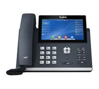 YEALINK TELEFONO VOIP 2XLAN GIGABIT, DISPLAY TOUCH 7, 1XRJ9, 12 LINEE SIP, 16 LINEE SIP
