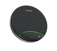 Yealink SP92 Altoparlante e microfono per conferenze da ufficio, altoparlante Bluetooth portatile con USB, microfono con cancellazione del rumore AI, 20 ore di chiamata, per piccole sale riunioni