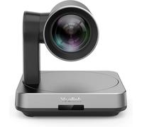 Yealink Telecamera per videoconferenza UVC84 - Telecamera PTZ UHD 4K, zoom ottico 12x, Zoom totale 36x, integrazione audio, inquadratura automatica, FOV grandangolare a 80°, telecomando, USB, Ethernet