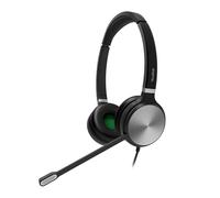 Yealink YHS36 Auricolare Cablato A Padiglione Ufficio Nero, Argento