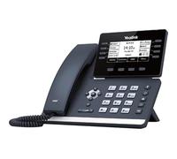 Yealink Telefono IP T53 Con cavo/senza fili DECT Bluetooth Montabile a Parete Scrivania Telefono Classico Grigio
