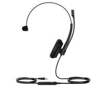 Yealink UH34 Lite Auricolare Cablato A Padiglione Ufficio Nero NEW