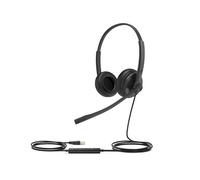 Yealink UH34 SE Lite Dual Teams Auricolare Cablato A Padiglione Ufficio USB tipo-C Nero NEW