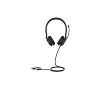 YEALINK UH35 Dual Teams USB-C/A AURICOLARI, Nero