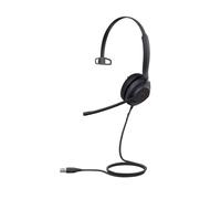 Yealink UH35 Teams Mono USB-A Cuffie con connessione USB-A per chiamate chiare e senza distrazioni, compatibile con PC e telefoni IP Yealink