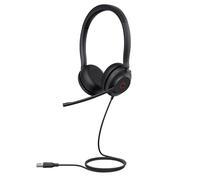 Yealink UH35 Wired Stereo Dual USB-A Headset per Microsoft Teams, Nero