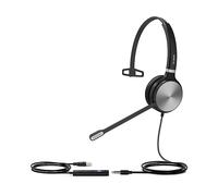 YEALINK UH36 Mono Teams CUFFIE, Nero, Argento