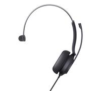 Yealink UH37 Mono UC Auricolare Cablato A Padiglione Ufficio USB Type-C / USB Type-A Nero NEW