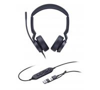 Yealink UH44 Dual UC USB-C/A Auricolare Cablato A Padiglione Ufficio USB Type-C