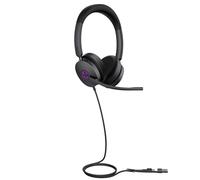 Yealink UH48 Dual Teams USB-C/A - cuffie stereo cablate certificate per piattaforme UC