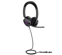 Yealink UH48 Dual UC USB-C/A Auricolare Cablato A Padiglione Musica e Chiamate USB Type-C / USB Type-A Nero NEW