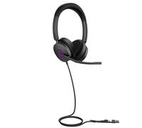 Yealink UH48 Dual UC USB-C/A Headset Cablato, 20-20000 Hz, Nero