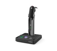 Yealink WH63 Teams Auricolare senza fili Ganci per orecchio, archetto, cuffie per ufficio/centro chiamate Supporto di ricarica micro-USB Nero - Nouvo