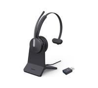 Yealink WH64 DECT Hybrid Mono Headset | con stazione di ricarica | Certificazione Microsoft Teams