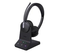 Yealink WH64 Dual Teams Auricolare Wireless A Padiglione Ufficio USB tipo-C Bluetooth Nero NEW