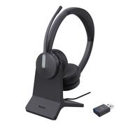Yealink WH64 Hybird Dual with Charging Stand Teams Auricolare Wireless A Padiglione Ufficio USB tipo-C Bluetooth Base di ricari