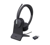 YEALINK WH64 Hybird Dual with Charging Stand Teams AURICOLARI WIRELESS, Nero