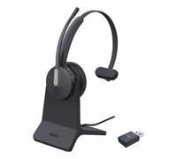 Yealink WH64 Hybird Mono Cuffie Bluetooth Wireless Microfono USB-C Nero