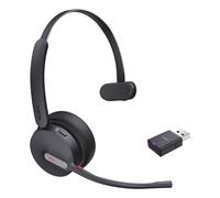 Yealink WH64 Hybrid Mono Cuffie On-Ear DECT / Bluetooth Nero Teams