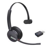Yealink WH64 Hybrid Mono UC Auricolare Wireless A Padiglione Ufficio Micro-USB Bluetooth Nero