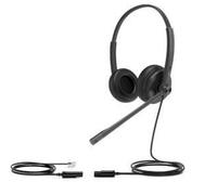 Yealink YHS34 Lite Dual Auricolare Cablato A Padiglione Ufficio Nero NEW