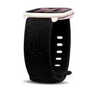 YealRed 20mm Cinturino Compatibile con Amazfit Active 2 Square/Active 2 /Active/GTR Mini/GTS 4 Mini, Bracciale Cartone Incisi in Silicone per Amazfit T-Rex 3 Pro 44mm/Bip 3 Pro (Nero)