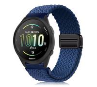 YealRed 20mm Cinturino per Garmin Forerunner 570 42mm/Vívoactive 6/5, Bracciale in Nylon Cinturini di Ricambio Magnetica Compatibile con Garmin Forerunner 165/165 Music (Blu)