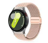 YealRed 20mm Cinturino per Samsung Galaxy Watch Fe/ 7/6/ 5/4, Bracciale in Nylon Chiusura Magnetica Compatibile con Samsung Galaxy Watch 6 Classic/ 5 Pro 45mm/ 4 Classic (Marrone Freddo)