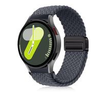 YealRed 20mm Cinturino per Samsung Galaxy Watch Fe/ 7/6/ 5/4, Bracciale in Nylon Chiusura Magnetica Compatibile con Samsung Galaxy Watch 6 Classic/ 5 Pro 45mm/ 4 Classic (Grigio)