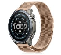 YealRed 22mm Cinturino in Metallo per Amazfit Active Max/Balance 2 /Balance/Bip 6/5 /Pop 3S, Cinturino di Ricambio Magnetico Compatibile con Amazfit GTR 4 /GTR 3 Pro (Oro rosa)