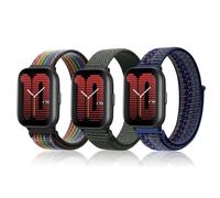 YealRed 3 Pezzi Cinturino per Amazfit Active 2 /Active/GTR Mini/GTS 4 /GTS 4 Mini/GTS 3, 20mm Nylon Sport Ricambio Bracciale Compatibile con Amazfit Bip 3 Pro/Bip S/Bip Lite (HCH+JL+DGLPC)