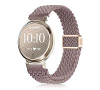 YealRed Cinturino Compatibile con Garmin Lily 2 Active/ 2 Classic, Cinturini Uomini Donne Sport Traspirante, Bracciale in Elastica Nylon Chiusura Magnetica per Garmin Lily 2/2 Sport (Viola)