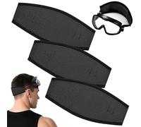 YEAMLTE Cinturino Maschera Immersione, 3 PCS Cinturino Maschera in Neoprene, Cinturino per Maschera Sub, Antiscivolo Cinturino per Maschera da Sub per Snorkeling, Immersioni Profonde (B)