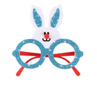YEAMLTE Occhiali Pasqua, Bicchieri Pasquali per Coniglietto, Bicchieri Pasquali, Occhiali da Festa, Vestiario Accessori Pasqua, per Bambini Adulti Occhiali da Vista del Partito di Pasqua (D)