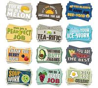 Yeaqee 240 Pcs Employee Appreciation Kudos Cards Funny Blank Back Motivational Card Encouragement Thank You Note Recognition Card for Teacher College Affirmation Gift(Funny)