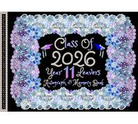 Year 11 Leavers Autograph & Memory Book: A Blue Floral Coquette Aesthetic Secondary School Graduation Keepsake for Girls to Collect Signatures, Messages, Photos from Friends & Teachers
