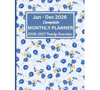 Year by Design: A Jan - Dec 2026 Complete Monthly Planner: Large 8.5 X 11 Daily Organizer & Time Management with 2026-2027 Yearly Calendars, Contacts, Notes & To-Do Lists