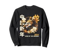 Year of The Dragon 2024 Zodiac Lunar Cinese New Year 2024 Felpa