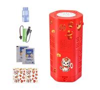 Year Of The Horse Bubble Machine - Firework Bubble Toy | Automatic Bubbles Blowing Machine,Rechargeable With Colorful Lights, Outdoor Toy, New Year Gift For Children, Party Fun