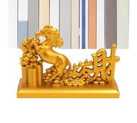 Year of the Horse Statue,Chinese New Year 2026 Spring Festival Wealth Collectible | Fortune Horse Statue,for Bedside Table Desk Bedroom Mantel Bookshelf TV Cabinet Entryway