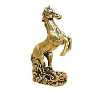 Year Of The Horse Statue - Wealth Figurine Brass Keepsake, 2026 Horse Year Table Ornament | For Bookshelf, Cabinet, Dining Table, Bedroom, Family, Friends, Classmates, Enthusiasts, 3.79x5.2cm