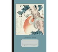Year of the Snake Notebook: Traditional Vintage Japanese Style Journal. Zodiac Snake Aesthetic. Hardcover Creme Lined Paper Personal Workbook for Students College University or Work