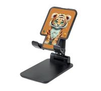 Year of the Tiger Divertente supporto per telefono cellulare con tigre per scrivania ad angolo regolabile in altezza supporto per telefono cellulare pieghevole supporto portatile per cellulare dock da
