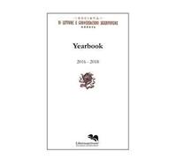 Yearbook 2016-2018. Società di letture e conversazioni scientifiche. Genova