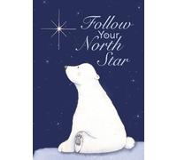 Yearly Journal for Daily Writing: Lined Diary Notebook for 1 Year | Polar Bear Follow Star (7 x 10 inch, 368 pages)