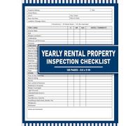 Yearly Rental Property Inspection Checklist: Maintenance and Inspection Log Book for Landlords and Property Managers | 120 Pages.